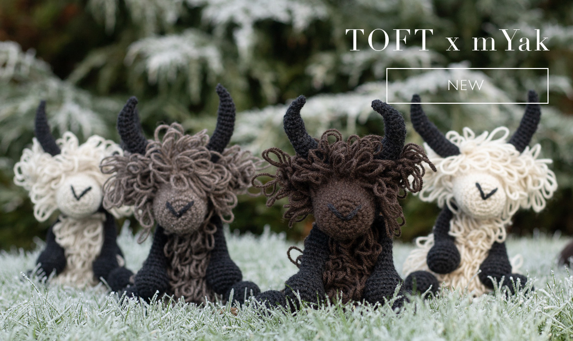 TOFT MYak crochet tibetan yak kit collaboration